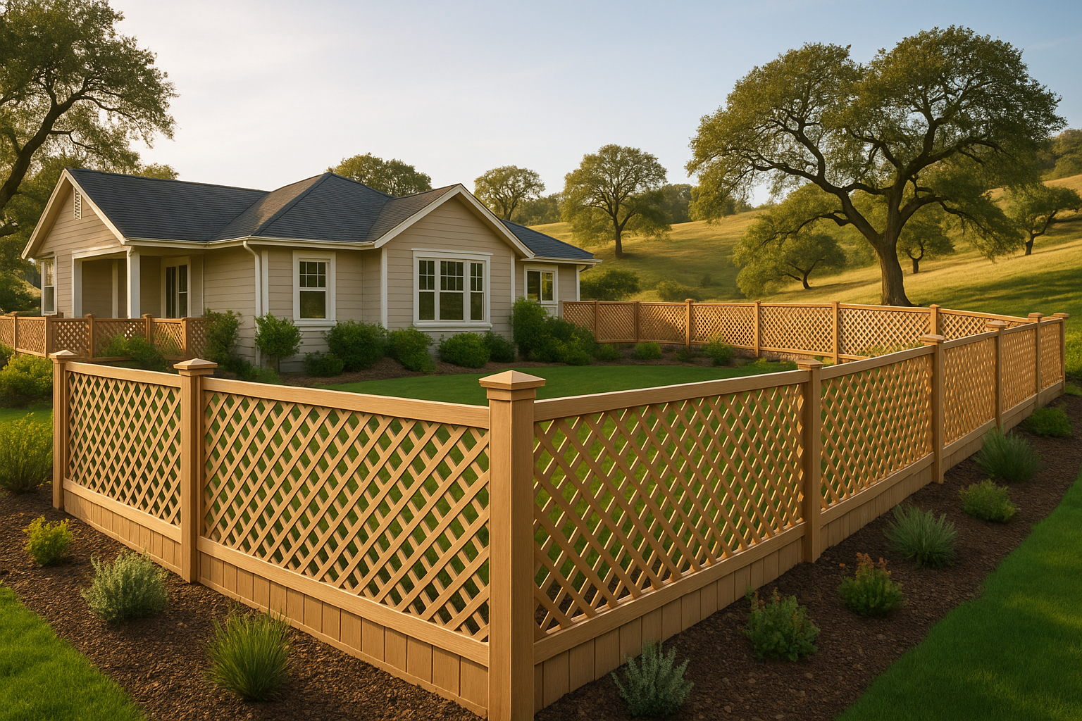 Read more about the article Creative Ways to Incorporate Lattice Fencing in Your Landscape Design